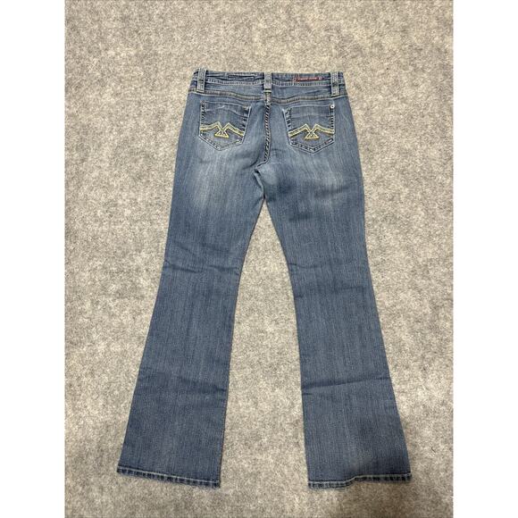 Vintage Vigoss Women's Bootcut Jeans Size‎ 9/10 Blue Medium Wash Denim - Picture 6 of 10